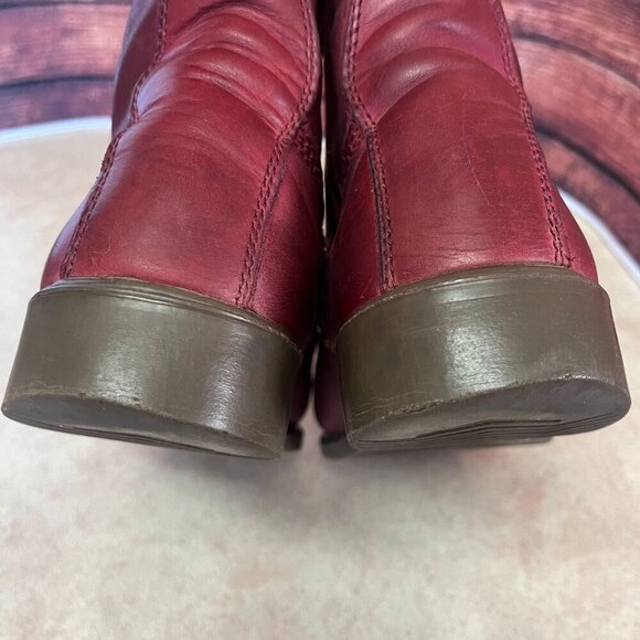 Kodiak Red Leather Combat Moto Ankle Waterproof Boot - Picture 16 of 16